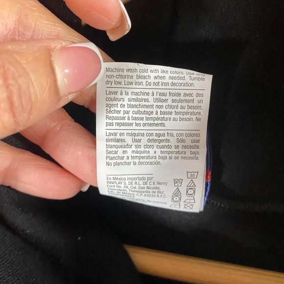 Champion Rutgers University Black Hoodie Sweatshirt XL College Athleisure Y2k - Picture 6 of 8